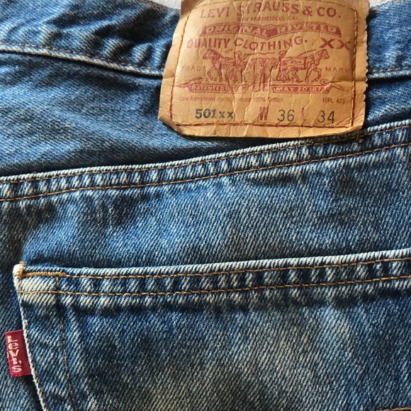 Levi’s 501xx button fly jeans p704